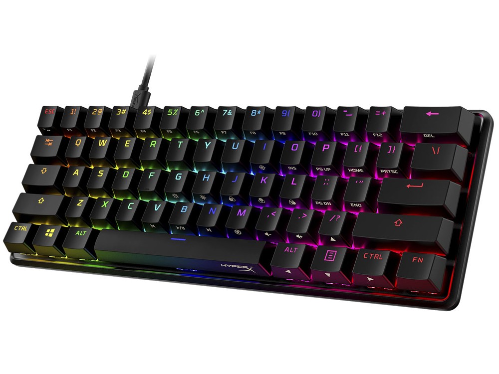 HyperX Alloy Origins 60% Mechanical Gaming Keyboard - HyperX Red Switch