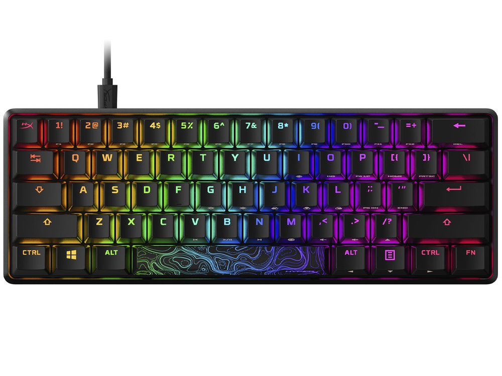 HyperX Alloy Origins 60% Mechanical Gaming Keyboard - HyperX Red Switch