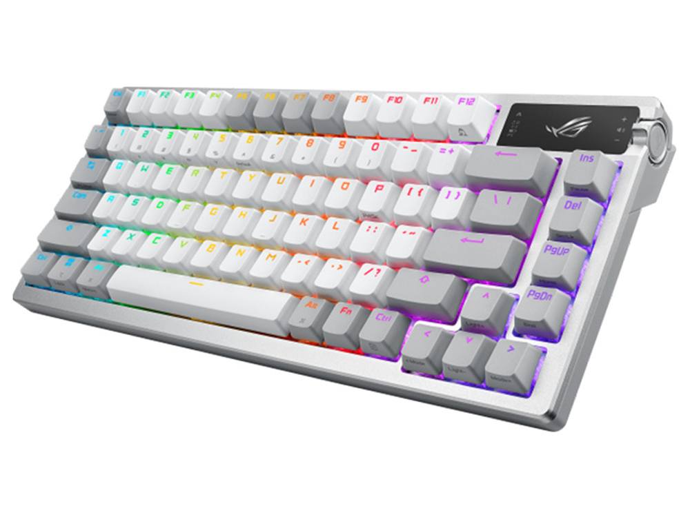 Asus ROG Azoth Wireless Storm Switch Gaming Keyboard - Moonlight White