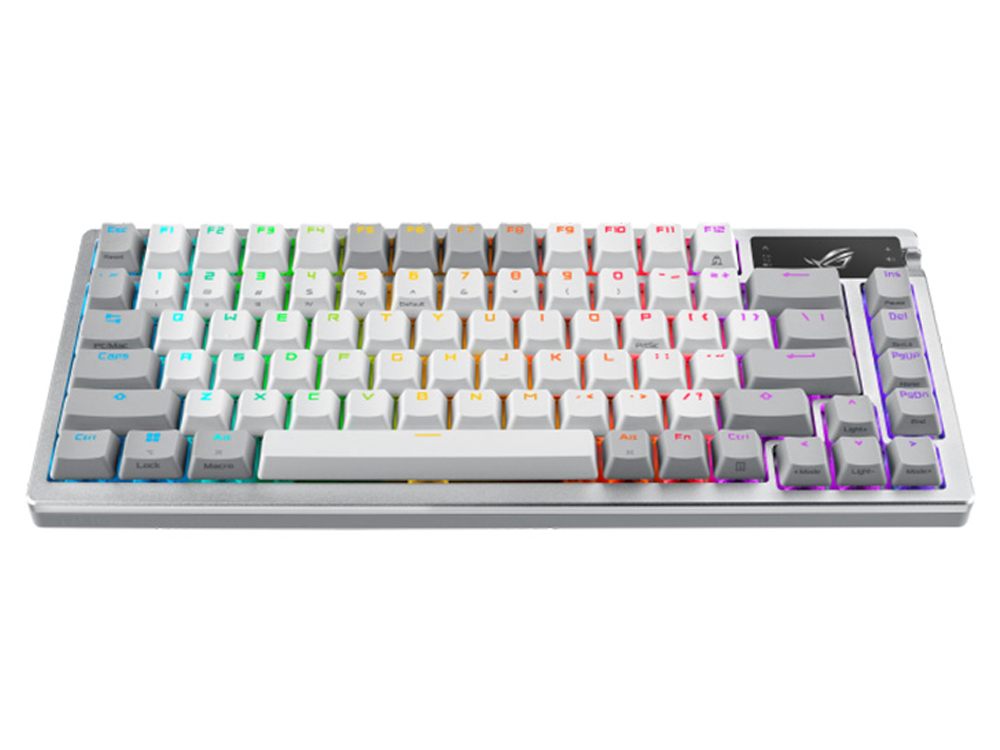 Asus ROG Azoth Wireless Storm Switch Gaming Keyboard - Moonlight White
