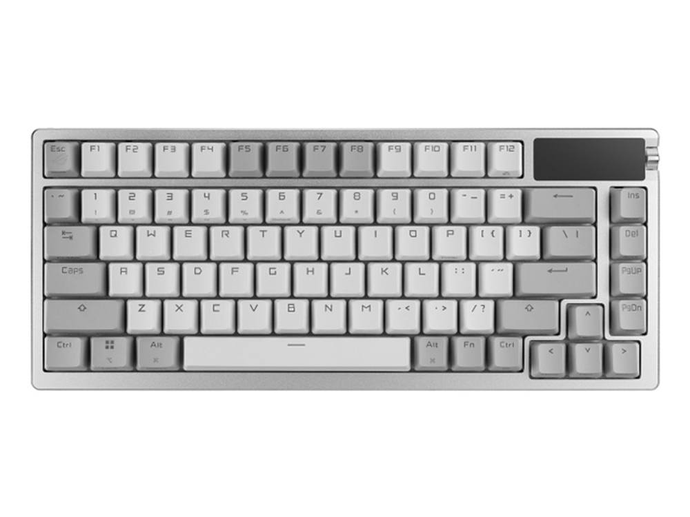 Asus ROG Azoth Wireless Storm Switch Gaming Keyboard - Moonlight White