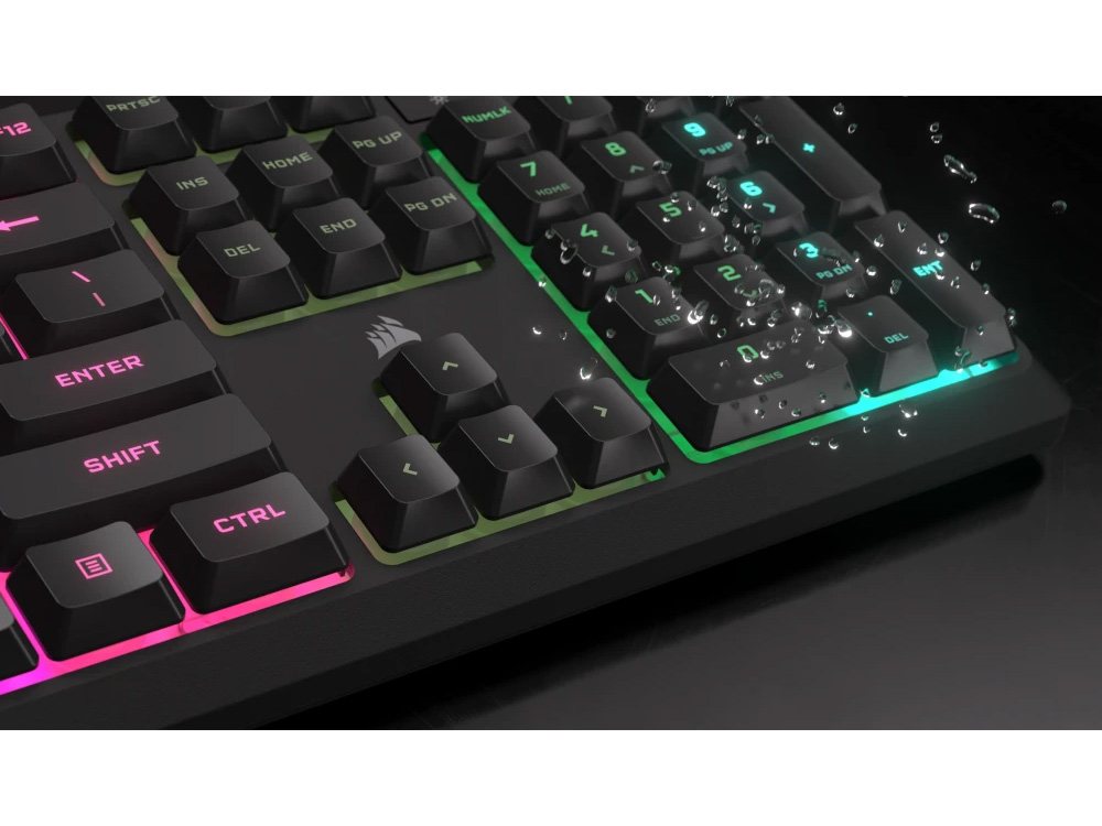 Corsair K55 CORE RGB Gaming Keyboard - Black