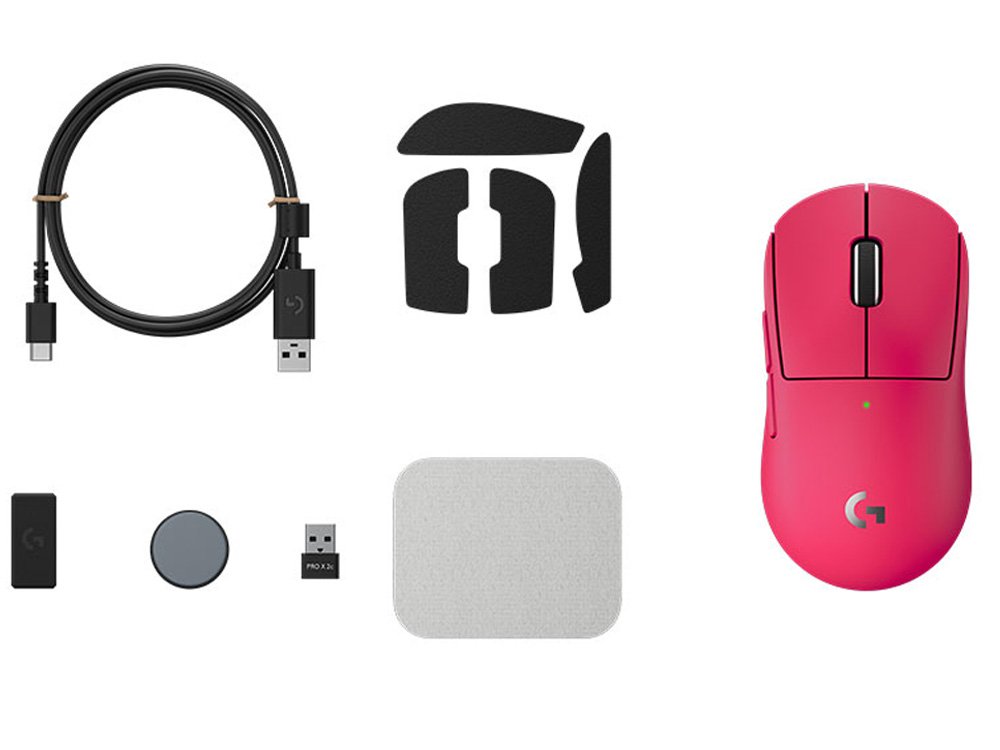 Logitech G PRO X SUPERLIGHT 2c LIGHTSPEED Gaming Mouse – Magenta