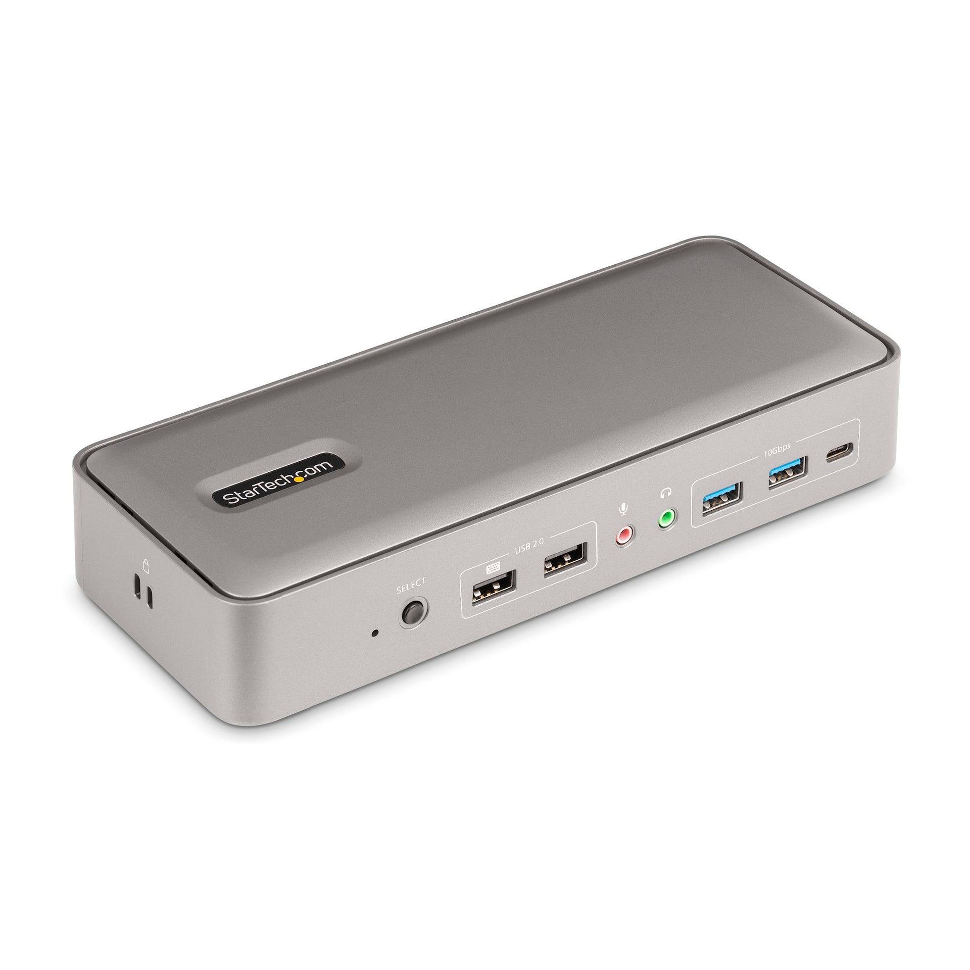 StarTech Dual-Laptop USB-C KVM Docking Station – Dual 4K 60Hz DisplayPort with 90W / 45W Power Delivery
