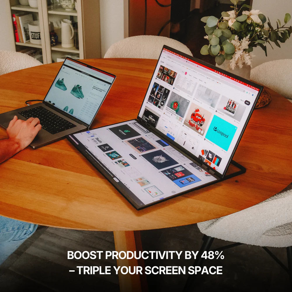 Dual Book Pro 48” Wide (Gen 1) — Dual Portable Monitor System-13