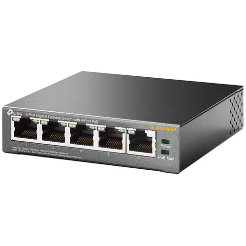TP-Link TL-SG1005P (v1) 5-Port Gigabit PoE+ Unmanaged Switch