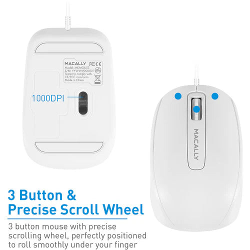 Macally MKMOUSE Wired USB Optical Mouse-6