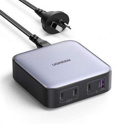 UGREEN CD328 Nexode 100W 4-Port PD GaN Fast Charger (3 x USB-C, 1 x USB-A)