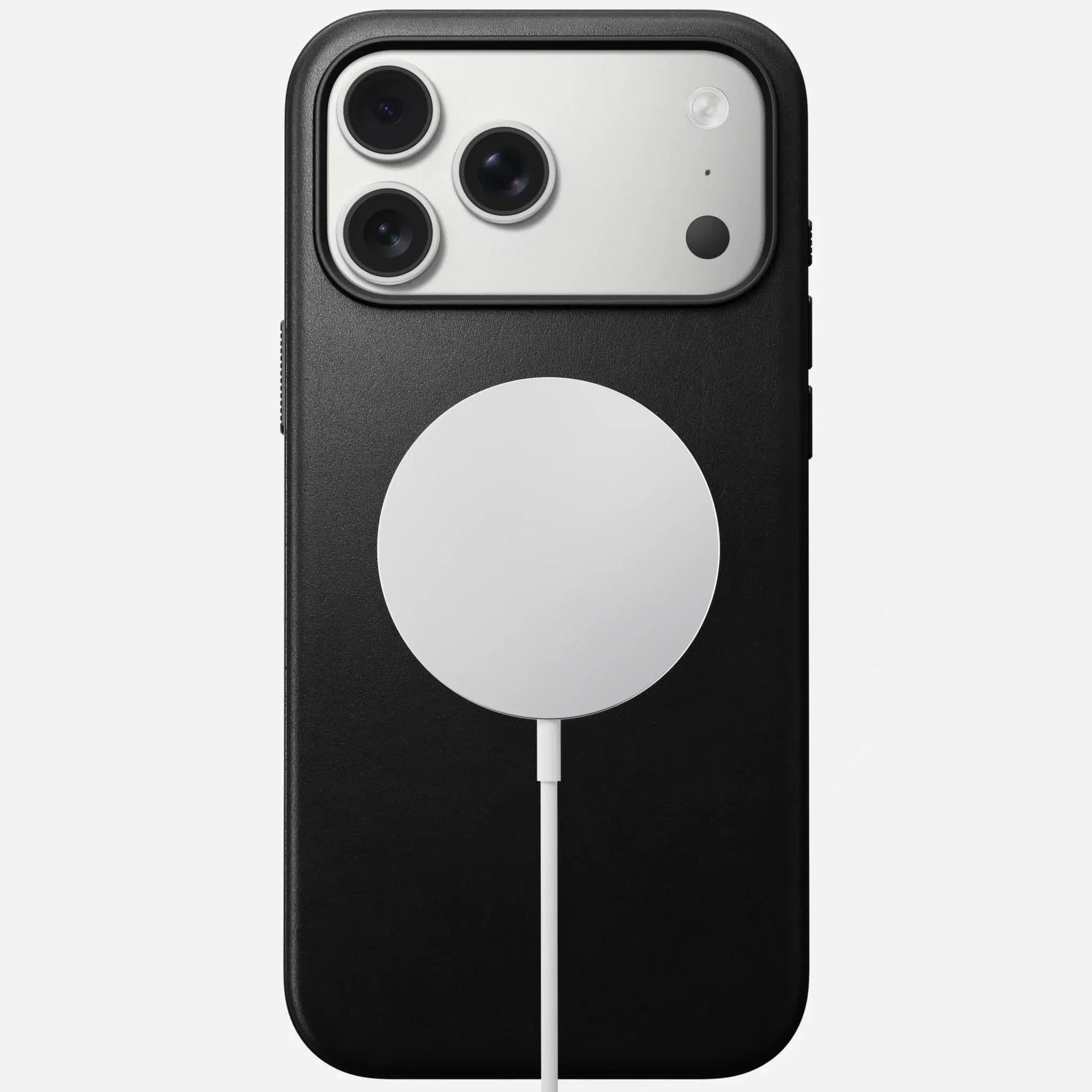 Nomad Modern Leather Case – Black for iPhone 17 Pro Max