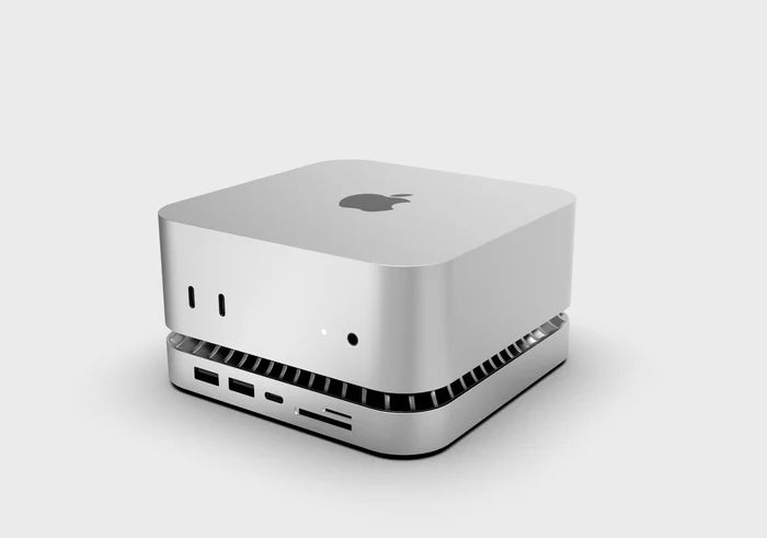 RayCue Mac Mini Hub & Stand with NVMe SSD Enclosure (US Plug)-19