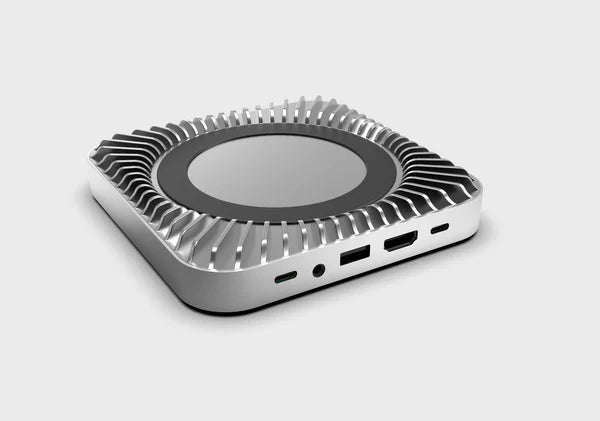 RayCue Mac Mini Hub & Stand with NVMe SSD Enclosure (US Plug)-18