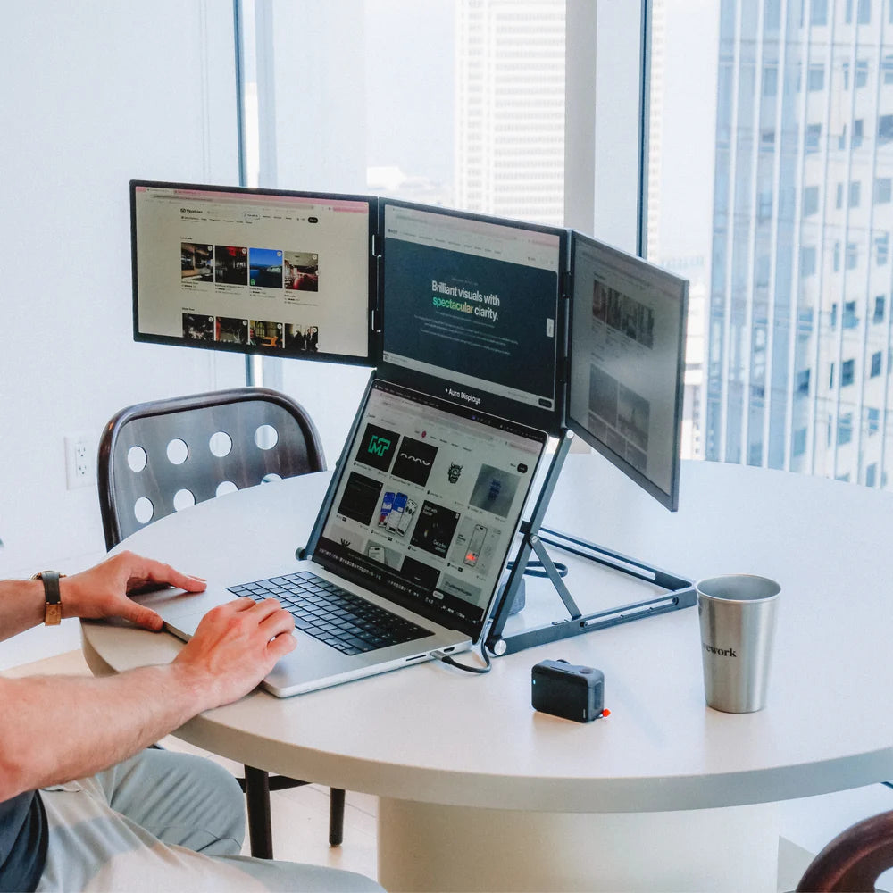 Triple Aero Pro Max (Gen 2) - Triple Portable Monitor System-16