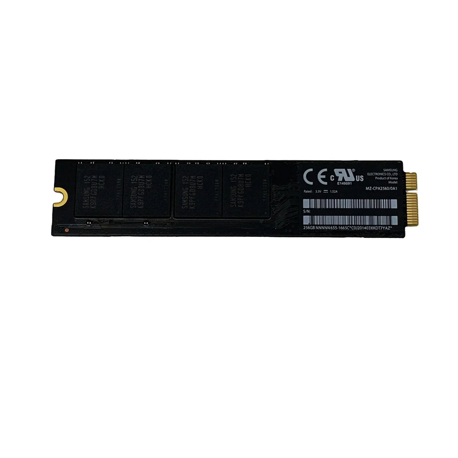 Apple Genuine SSD for MacBook Air A1370/A1369 (2010–2011) — 256GB