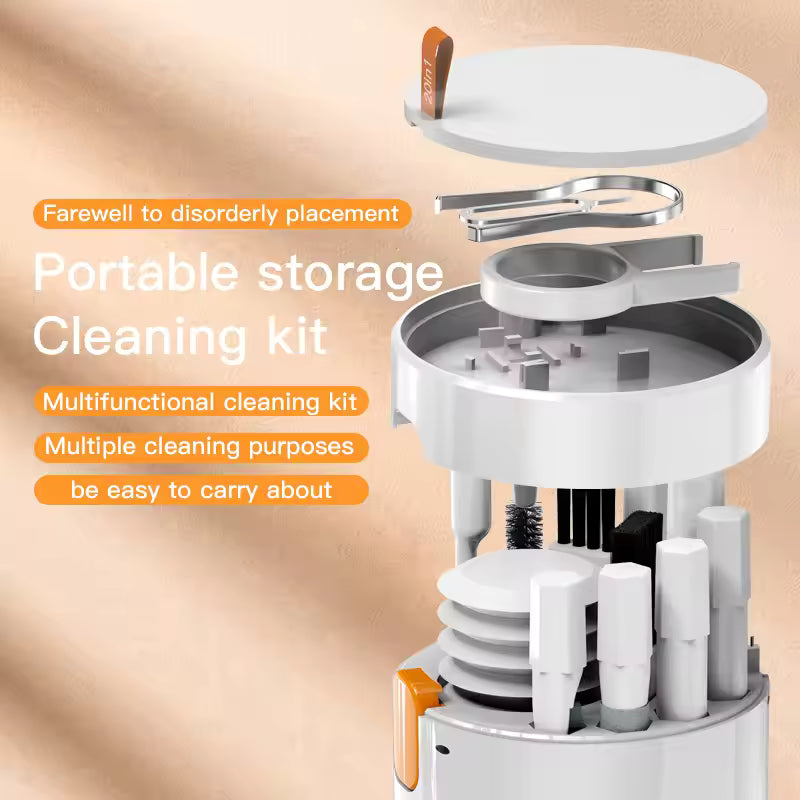 Cleaning Set 20 In 1 Multi-Function Cleaning Brush For Keyboard PC Laptop Phone Headphones Camera Airpod Cleaning Kits