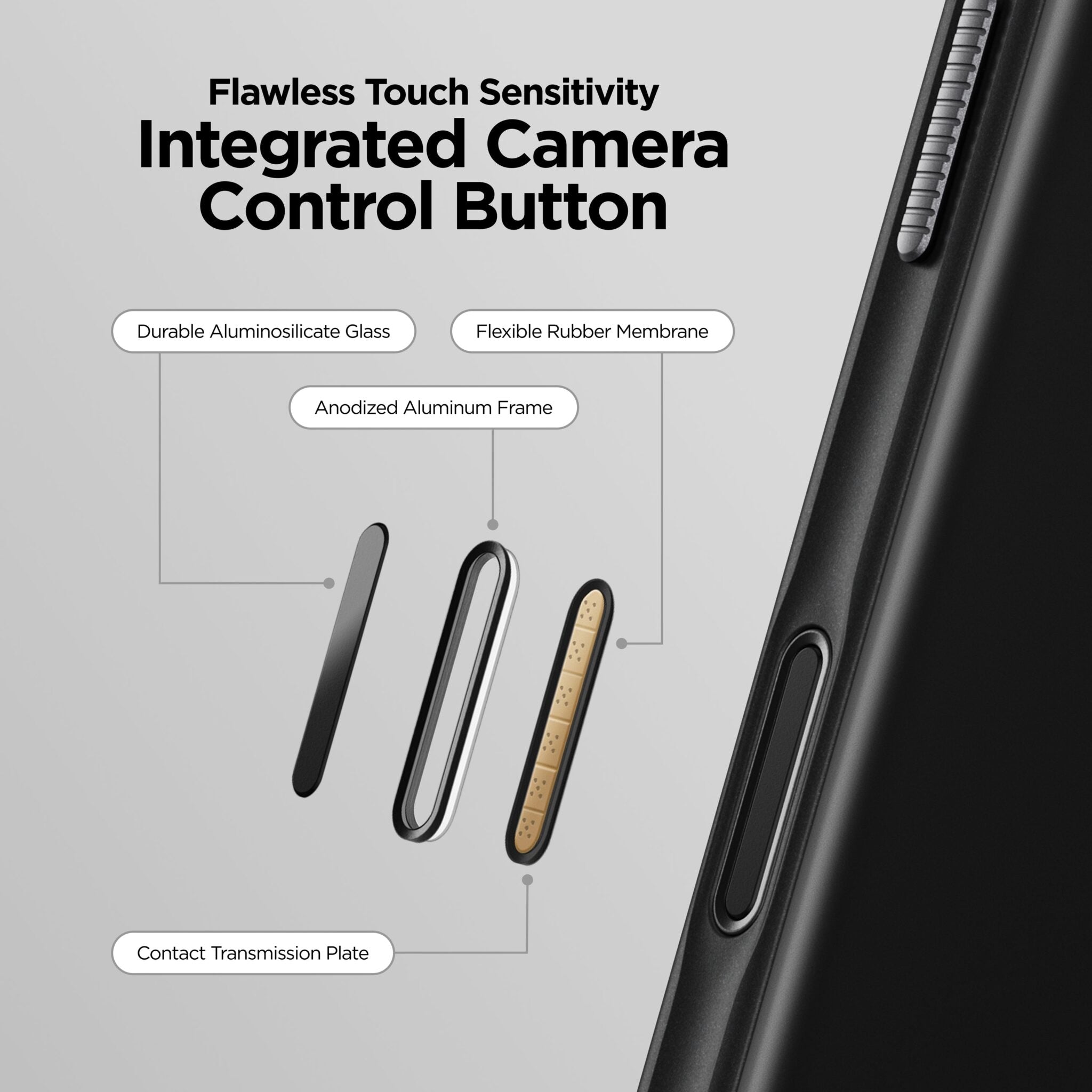 Nomad Modern Case — Vulcan Black for iPhone 17 Pro Max