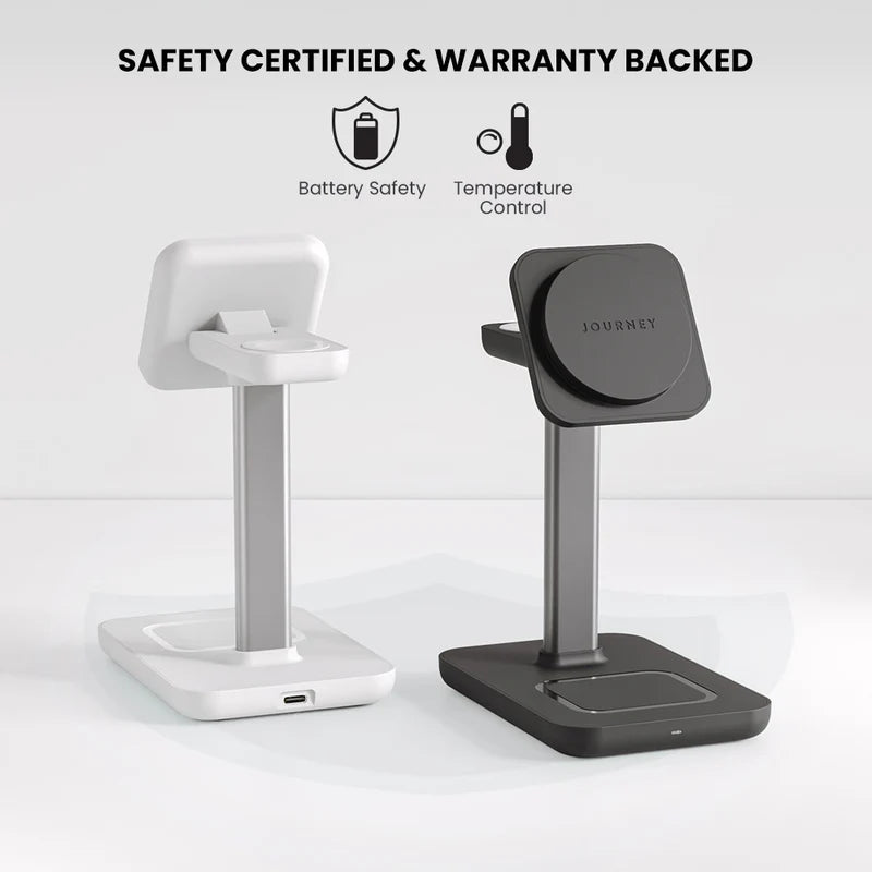 TRIO 3-in-1 Wireless Charging Station JOURNEY