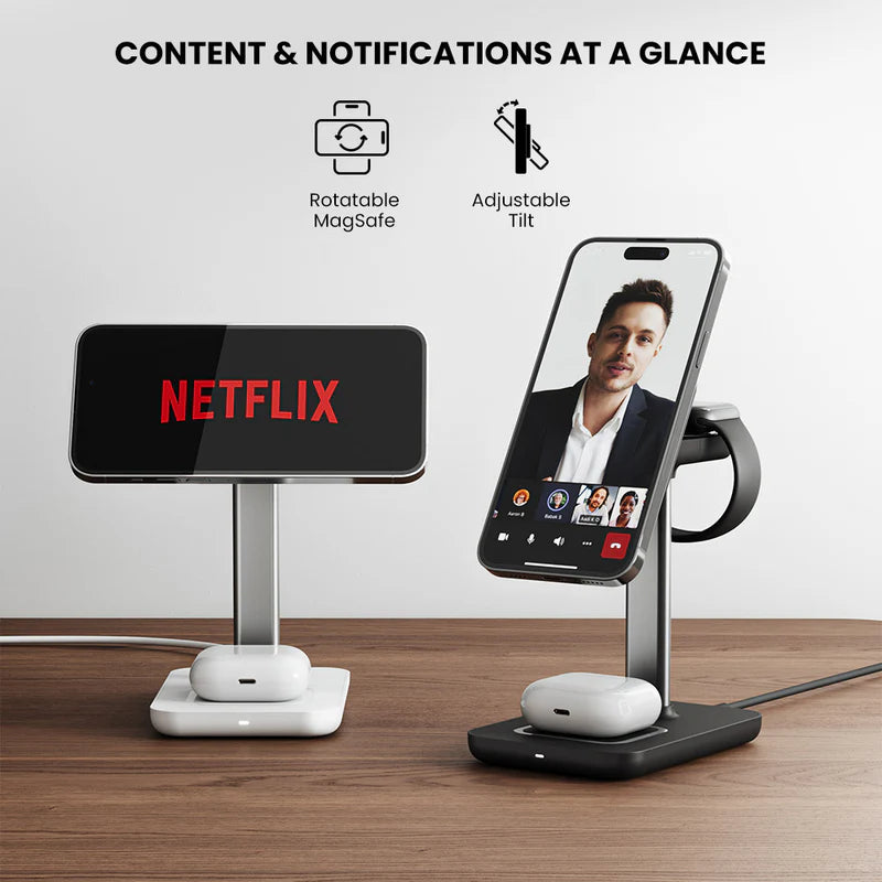 TRIO 3-in-1 Wireless Charging Station JOURNEY
