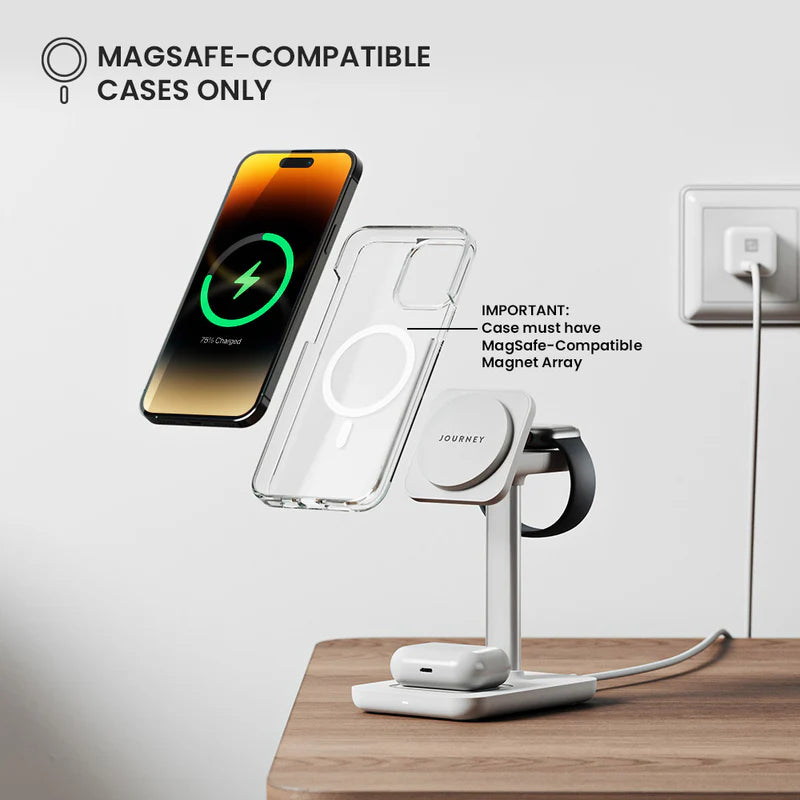 TRIO 3-in-1 Wireless Charging Station JOURNEY
