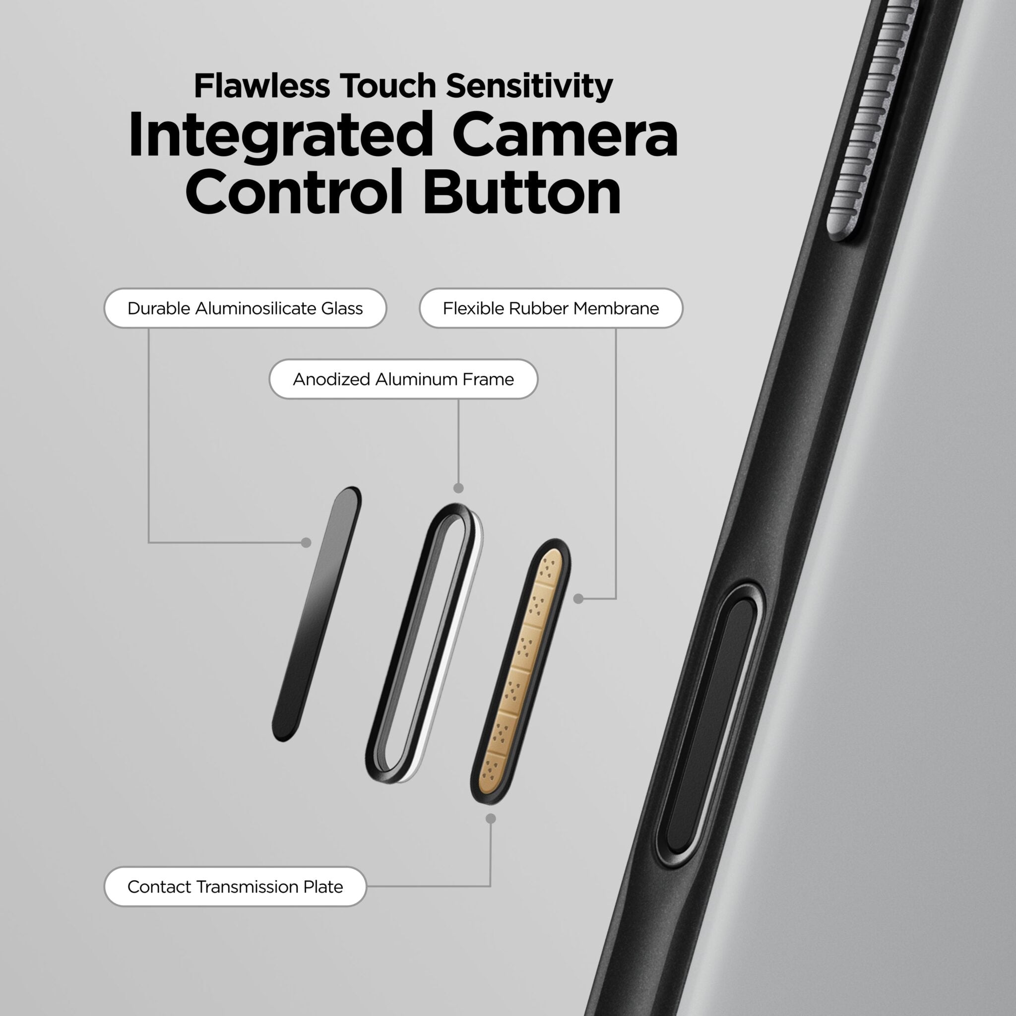 Nomad Modern Case — Lunar Gray for iPhone 17 Pro Max