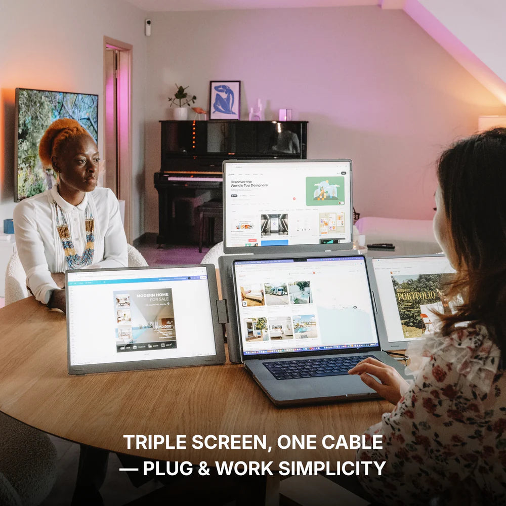 Triple Go (Gen 3) — Triple Portable Monitor System