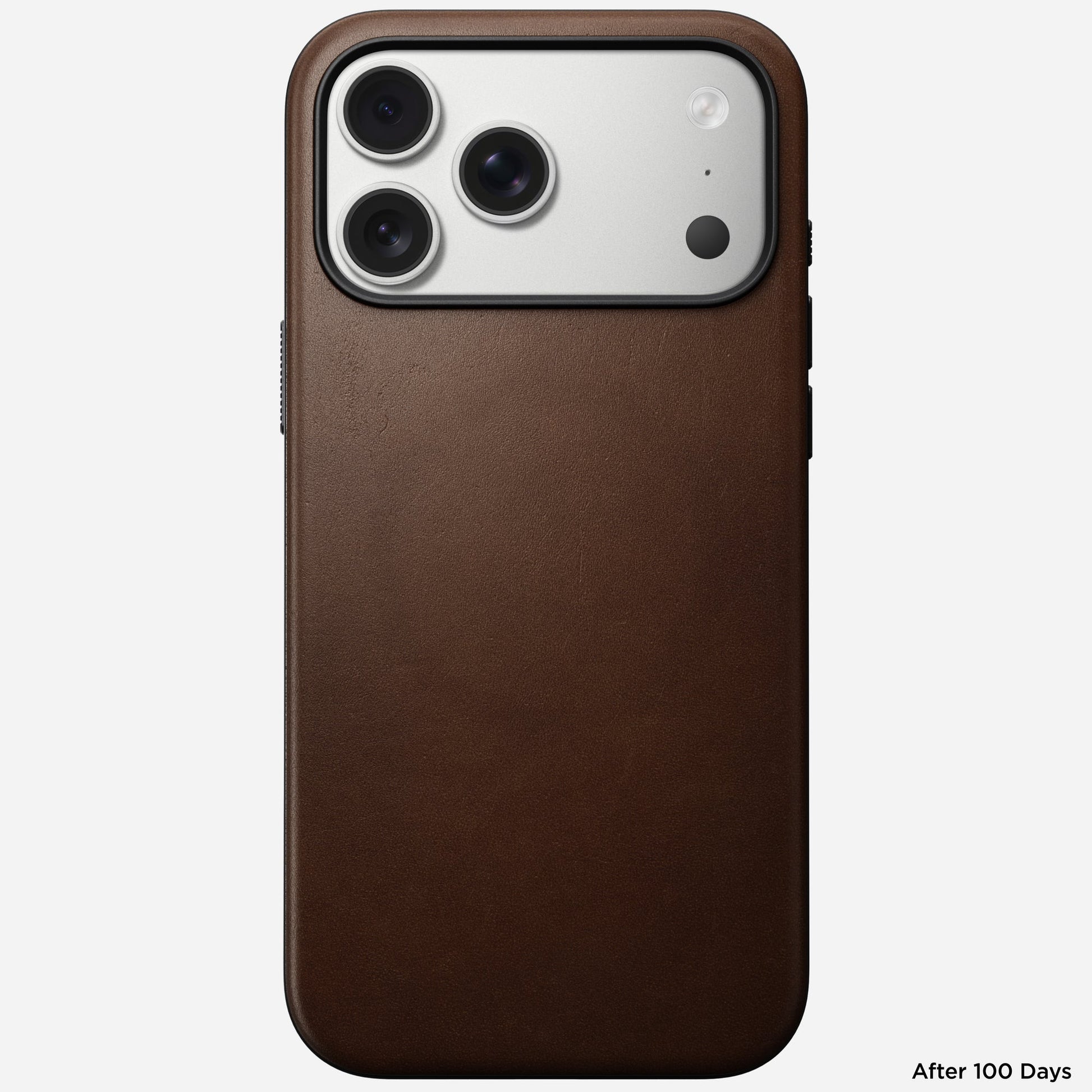 Nomad Modern Leather Case – Rustic Brown for iPhone 17 Pro Max