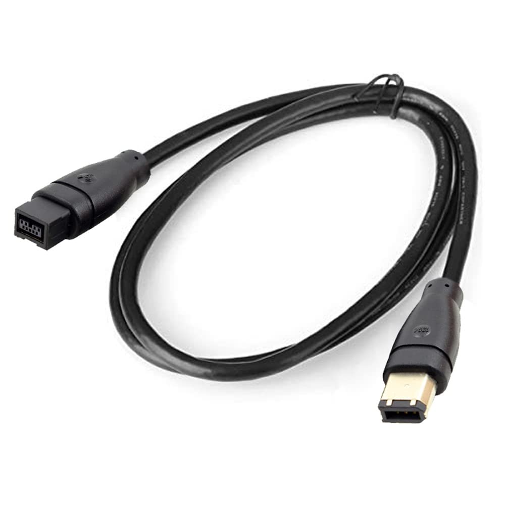 CY IEEE 1394 FireWire 800 (9-Pin) to 6-Pin Cable – 1.8m-2