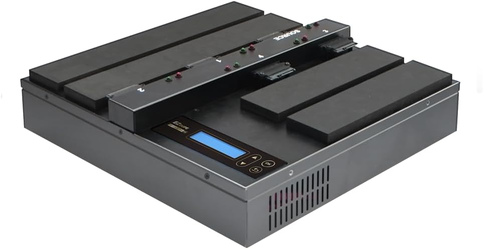 EZ DUPE 1-to-4 HD Cyclone HDD/SSD Duplicator & Eraser (600MB/s)