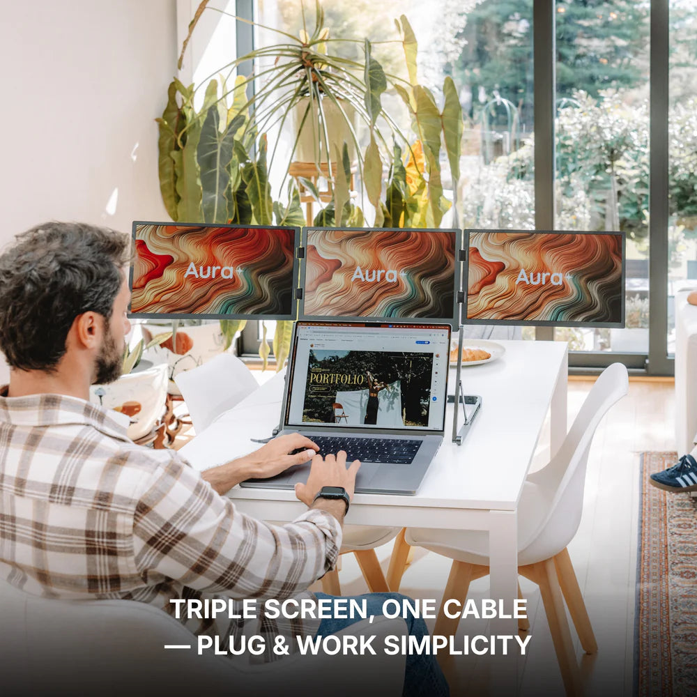 Triple Aero Pro Max (Gen 2) - Triple Portable Monitor System-2