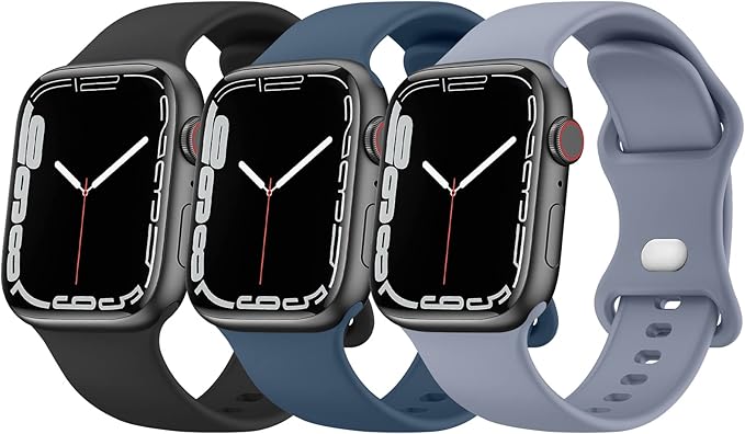 3 PACK Sport Bands Compatible with Apple Watch Band-6