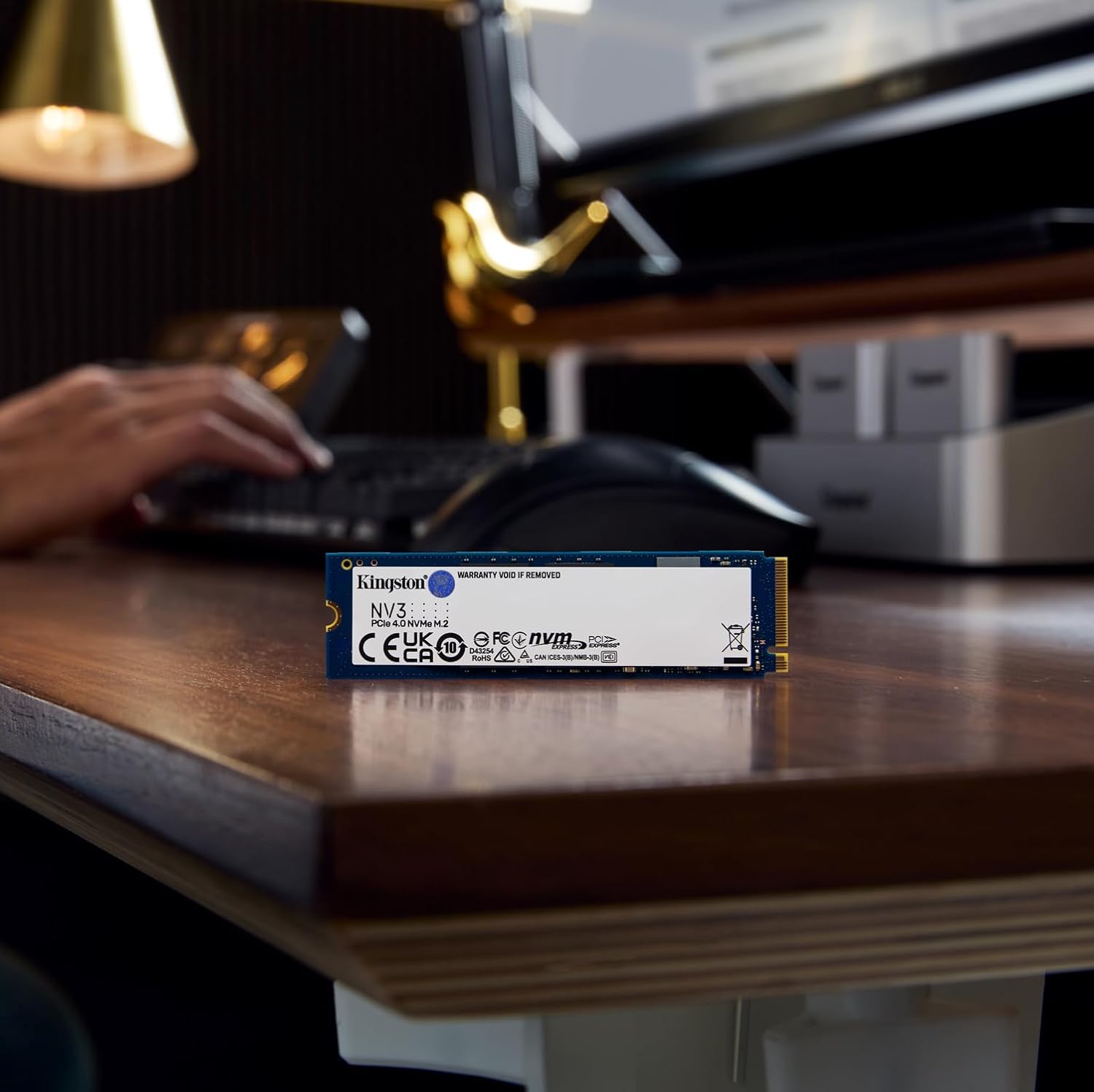 Kingston NV3 PCIe 4.0 NVMe M.2 SSD 1000G(1TB), SNV3S/1000G, Upto 6,000MB/s