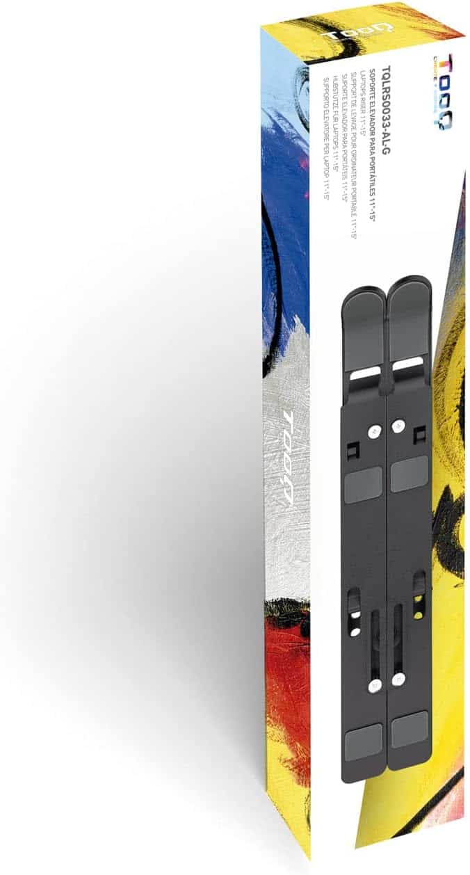 TooQ TQLRS0033-AL-G Stand for Laptops, Tablets, Mobile Phones and Books - Grey