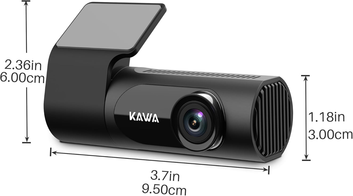 KAWA Dash Cam 2.5K, WiFi Dash Camera for Cars 1440P with Hand-Free Voice Control, Night Vision, Mini Hidden Dashcam Front, Emergency Lock, Loop Recording, 24H Parking Monitor, APP, Support 256GB Max