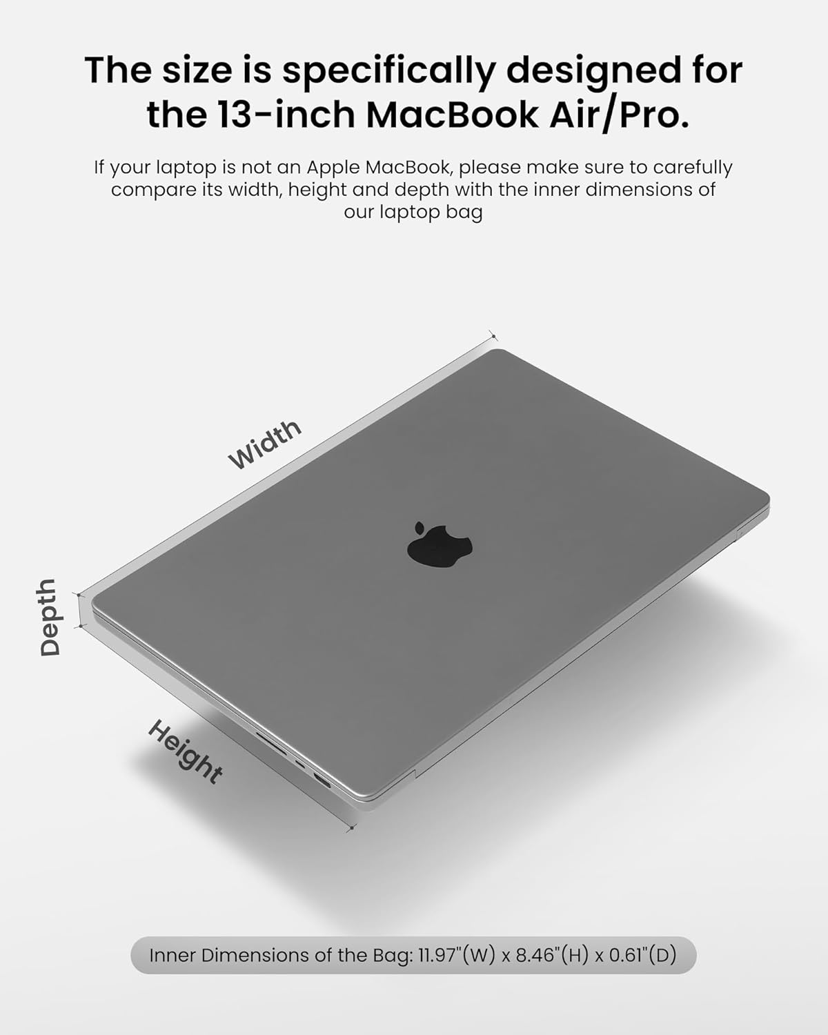 360 Protective Puffy Laptop Sleeve for 13-inch MacBook Air & MacBook Neo Apple