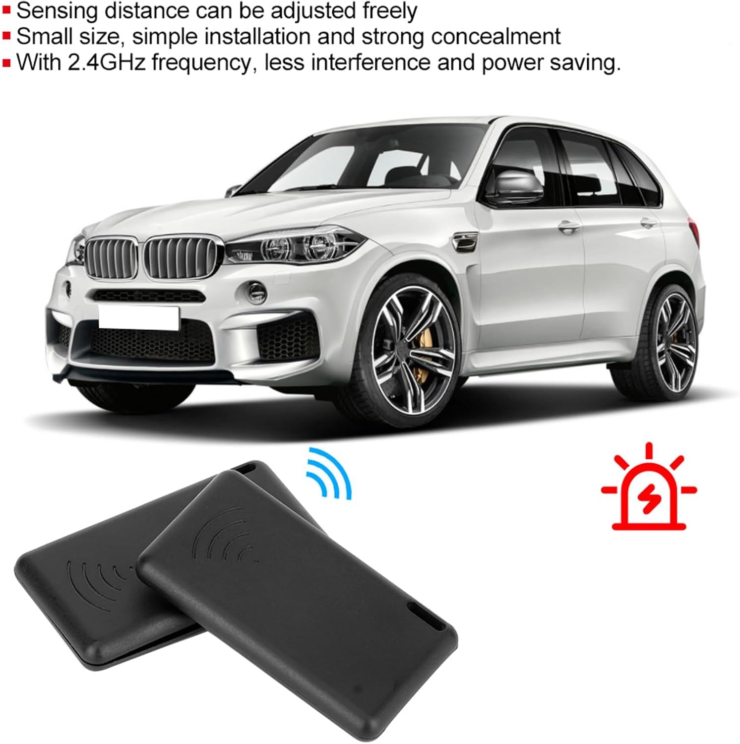 SustVita Wireless Engine Immobilizer, Anti Theft Device for Cars, Car Immobiliser System with Smart Lock and Anti Hijacking Features
