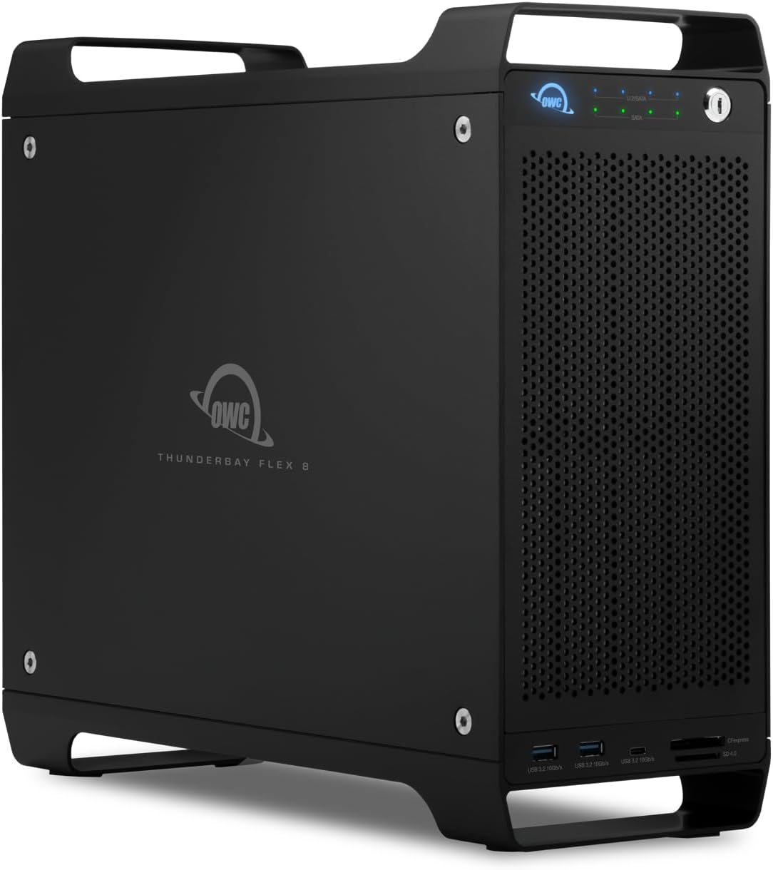 OWC ThunderBay Flex 8-Bay Thunderbolt Docking & PCIe Storage Expansion Enclosure