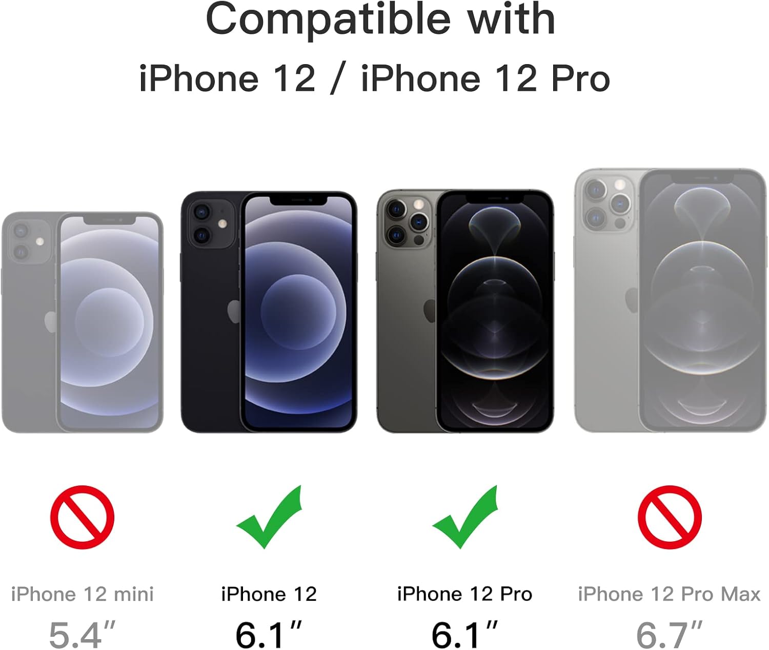 JETech Magnetic iPhone 12 & 12 Pro Case 6.1-Inch Compatible with MagSafe / aussiezgoodshub.com