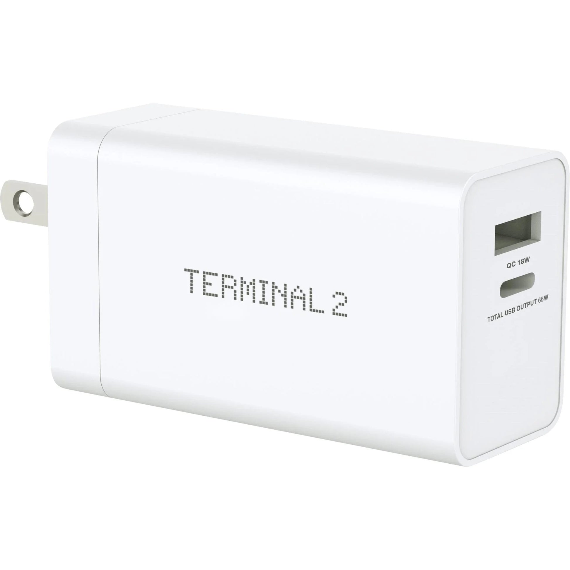 Terminal 2 65W GaN Universal Travel Adapter Terminal