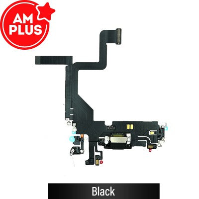 AMPLUS Charging Port Connector for iPhone 14 Pro – Black, Gold, Silver, Purple