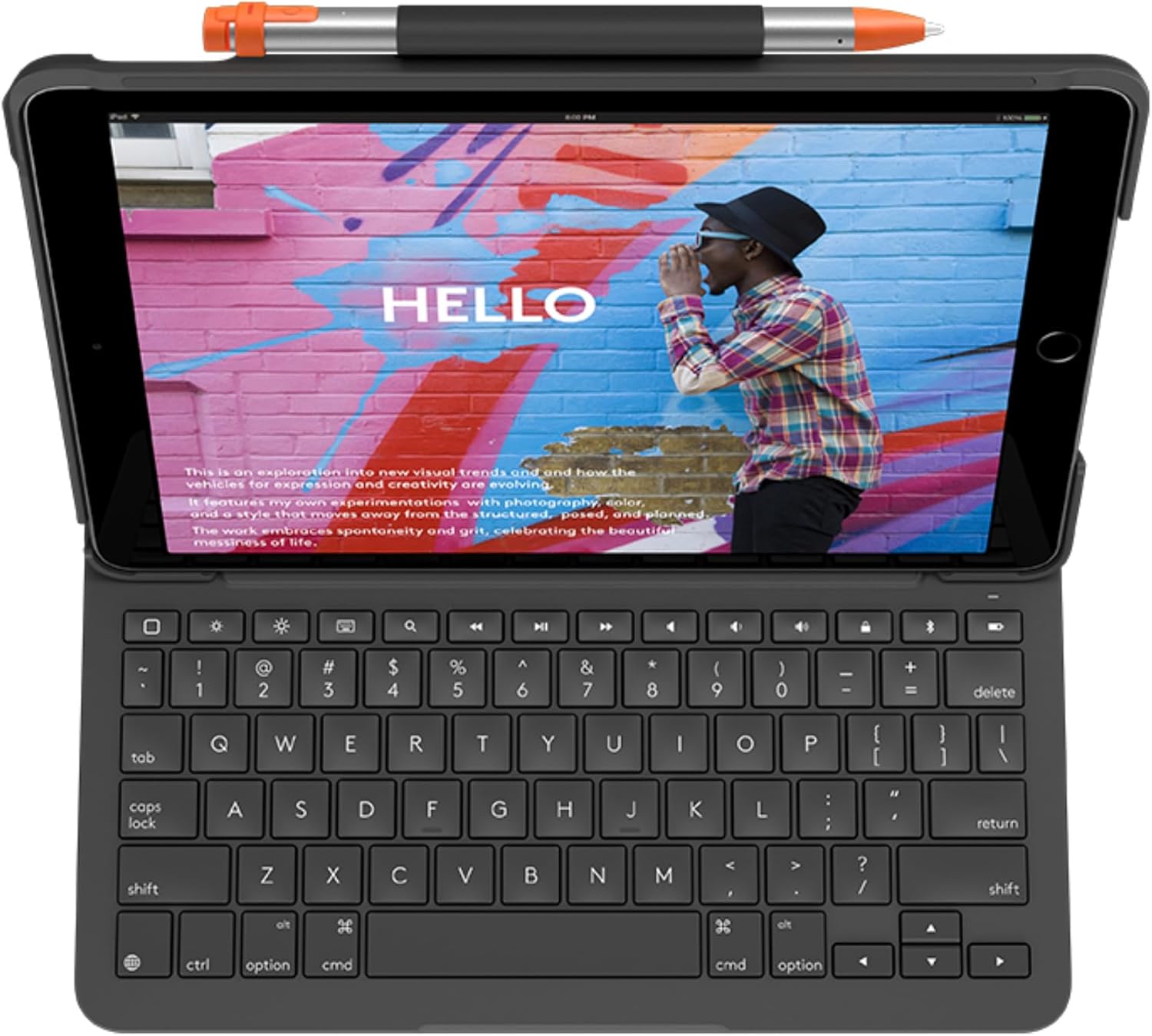 Logitech Slim Folio Keyboard Case for iPad 10.2” (7th / 8th / 9th Gen) – UK Layout Aussiez Goods Hub