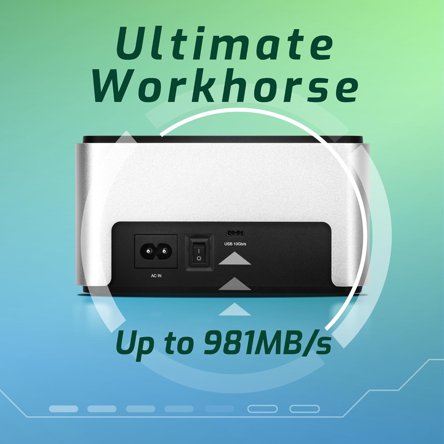 OWC Drive Dock – Dual-Bay USB 3.2 Docking Station for 2.5"/3.5" HDD & SSD
