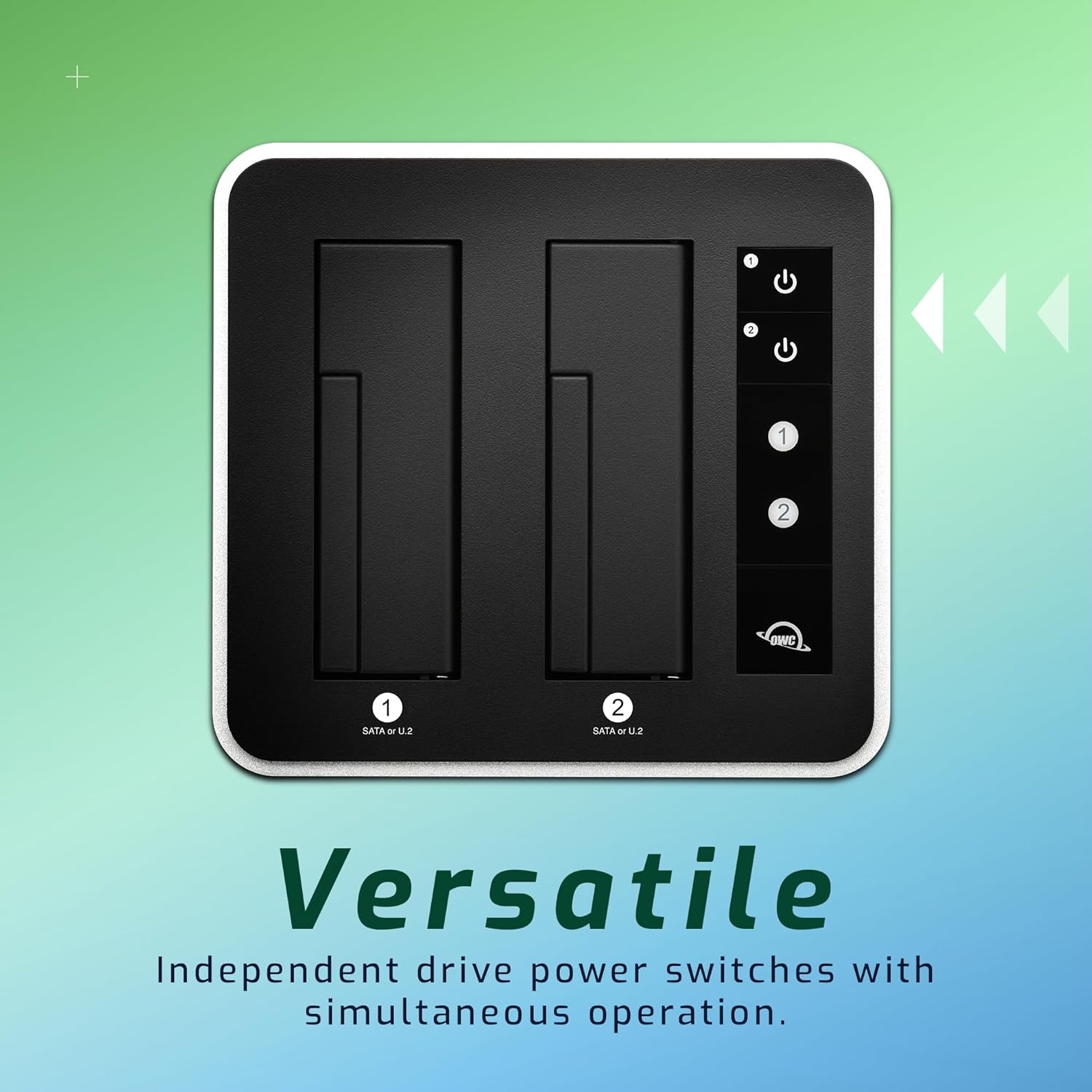 OWC Drive Dock – Dual-Bay USB 3.2 Docking Station for 2.5"/3.5" HDD & SSD