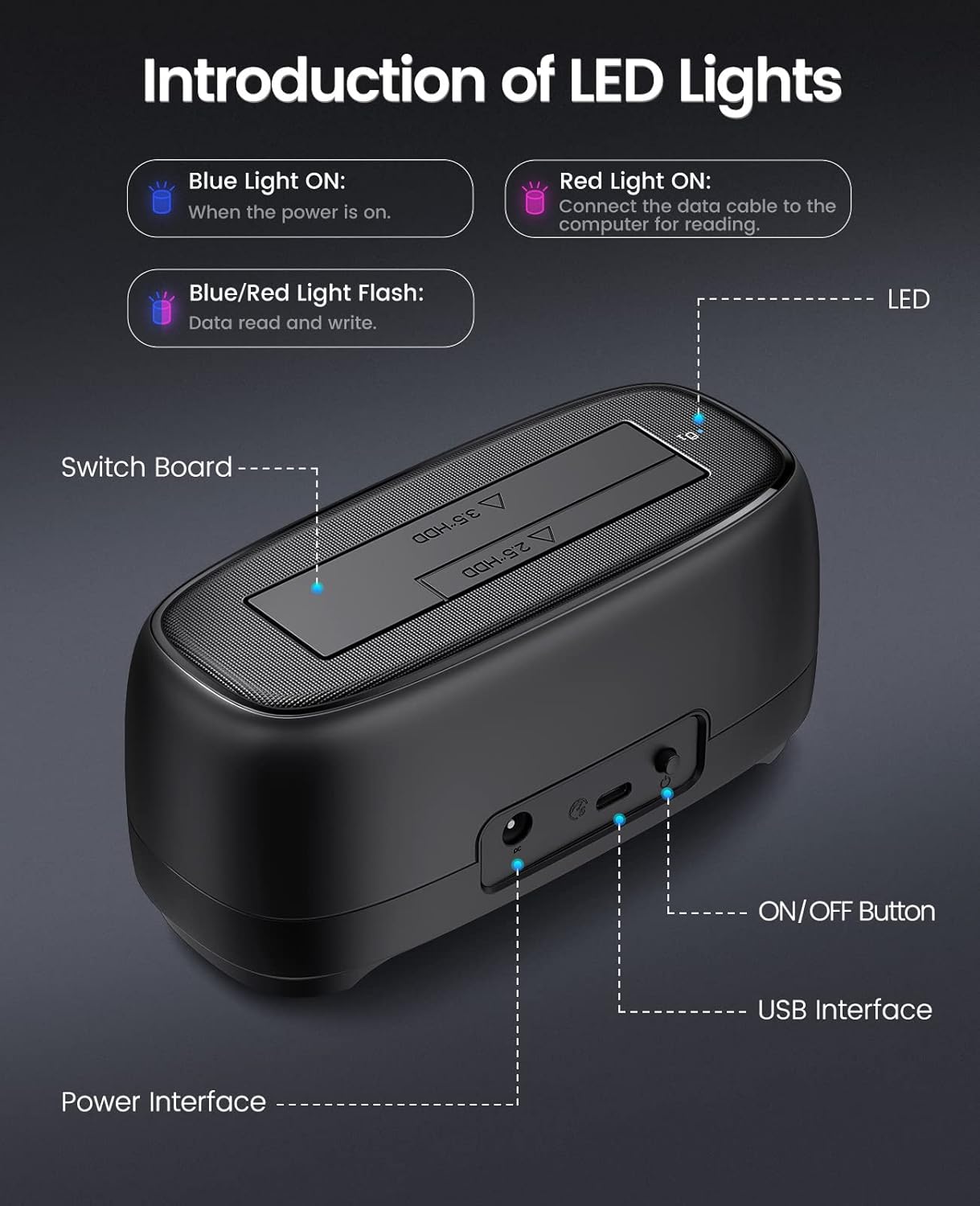 ORICO 3.5" Hard Drive Docking Station (DD18C3)