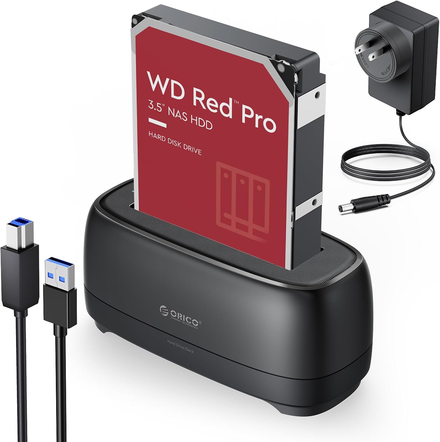 ORICO External Hard Drive Docking Station (DD18U3-US)