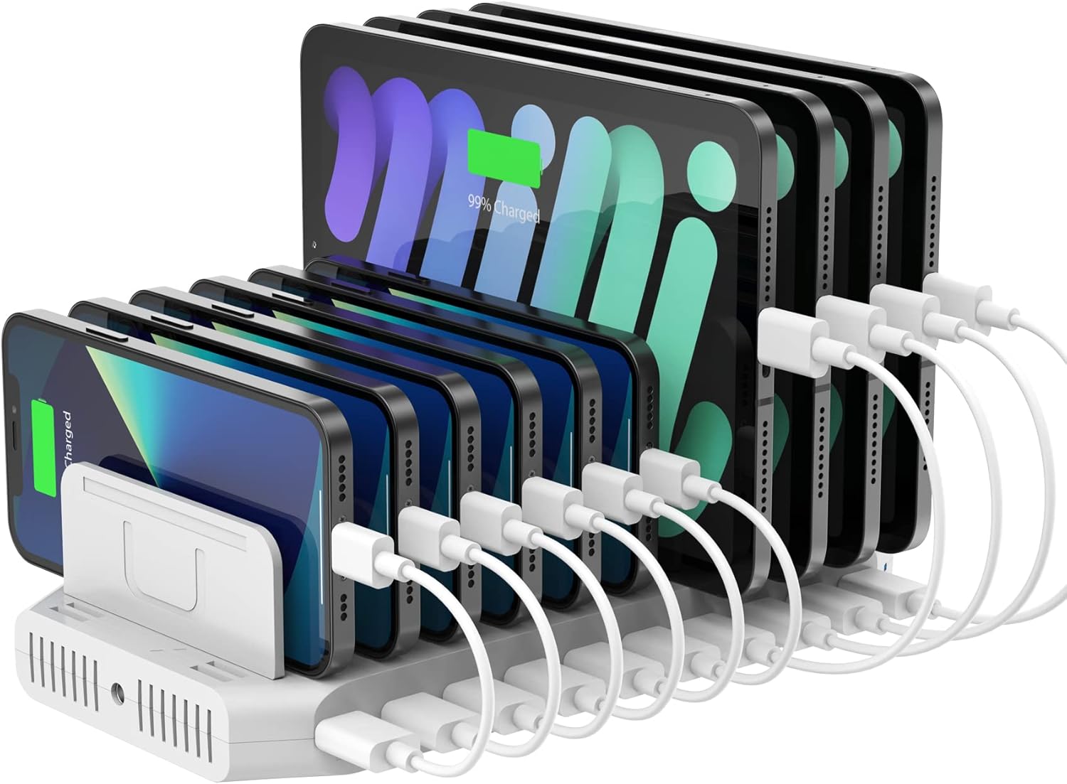 Unitek 96W 10-Port USB Charging Dock Hub-1