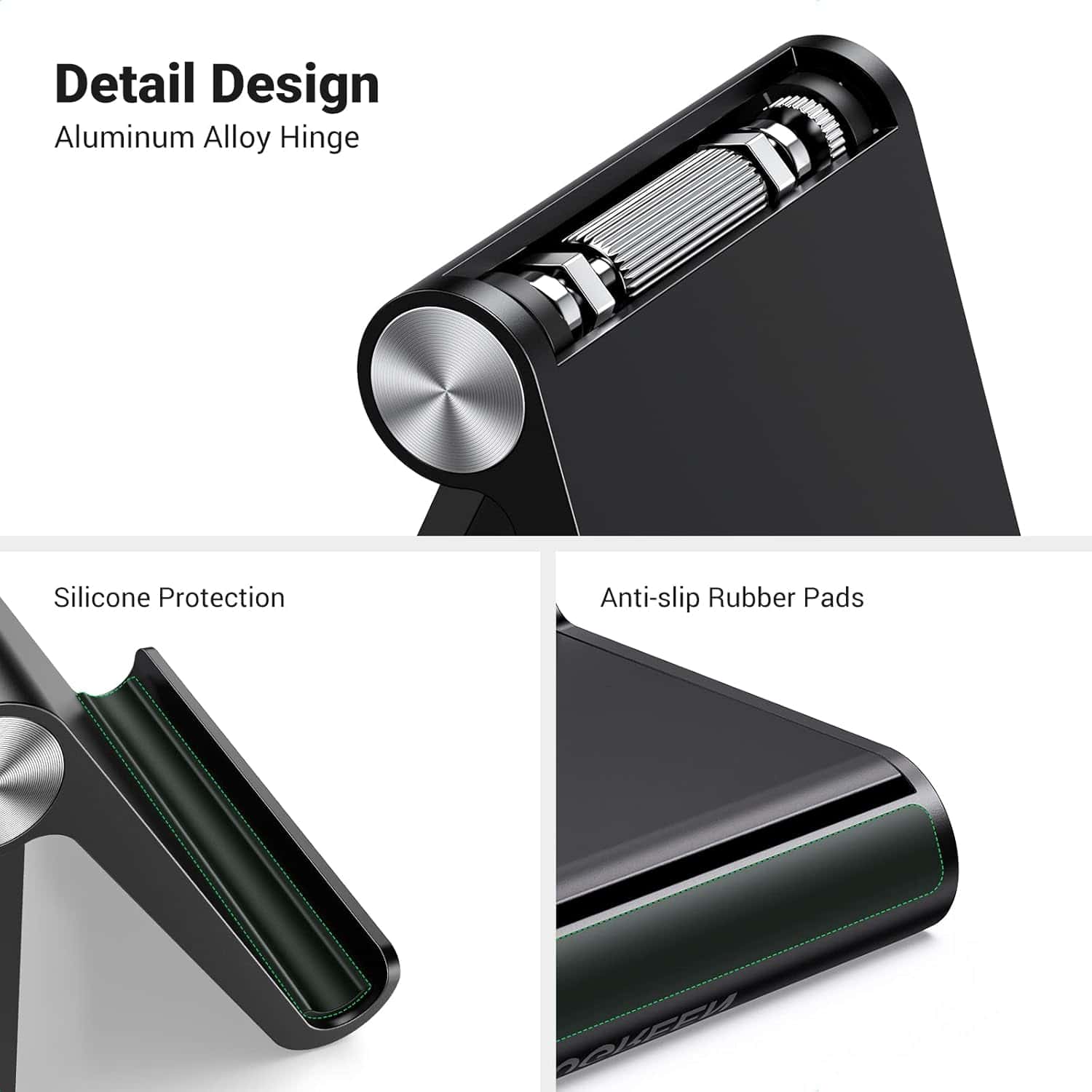 UGREEN Cell Phone Stand, Smartphone Holder for Desk, Adjustable and Foldable