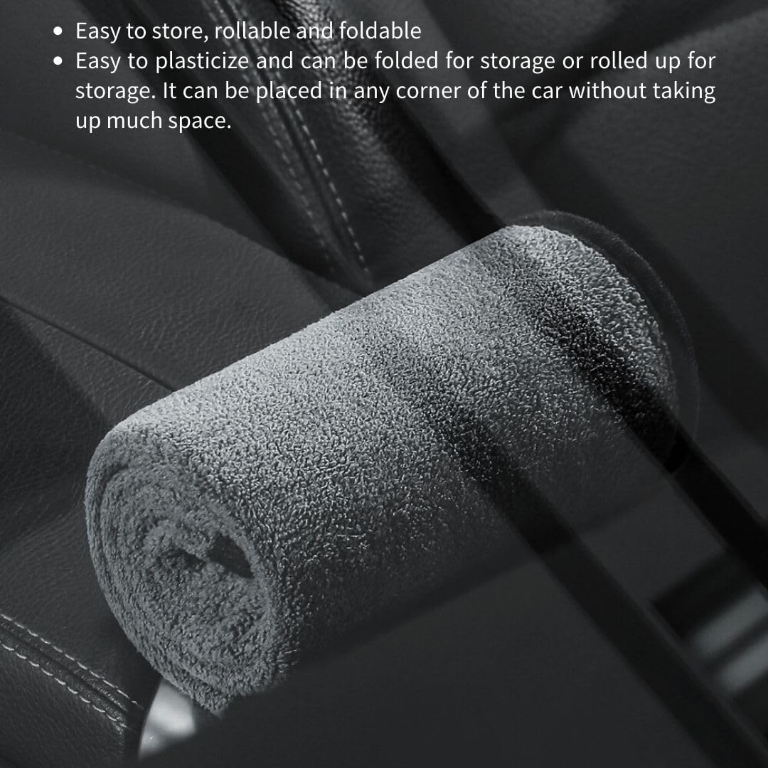 Premium Micro Fiber Cloth for Cleaning Car, Car Cleaning Cloth, High Absorbent Fiber, Streak-Free, Lint-Free, Scratch-Free, Perfect for Car Interior Detailing, 2 Sizes (12x12, 12x24 Inches)