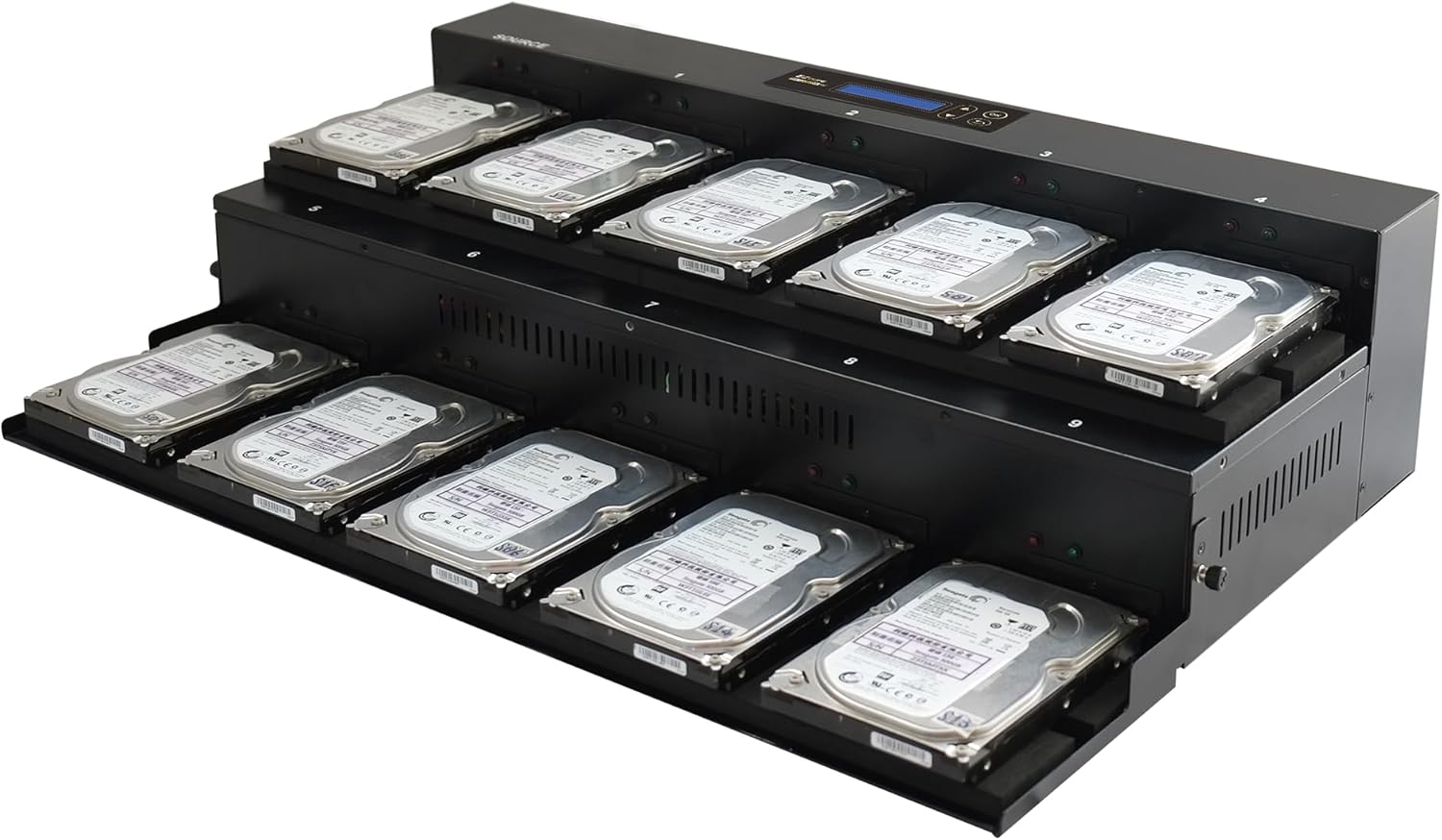 EZ DUPE 1-to-9 HD Cyclone HDD/SSD Duplicator & Eraser (300MB/s)