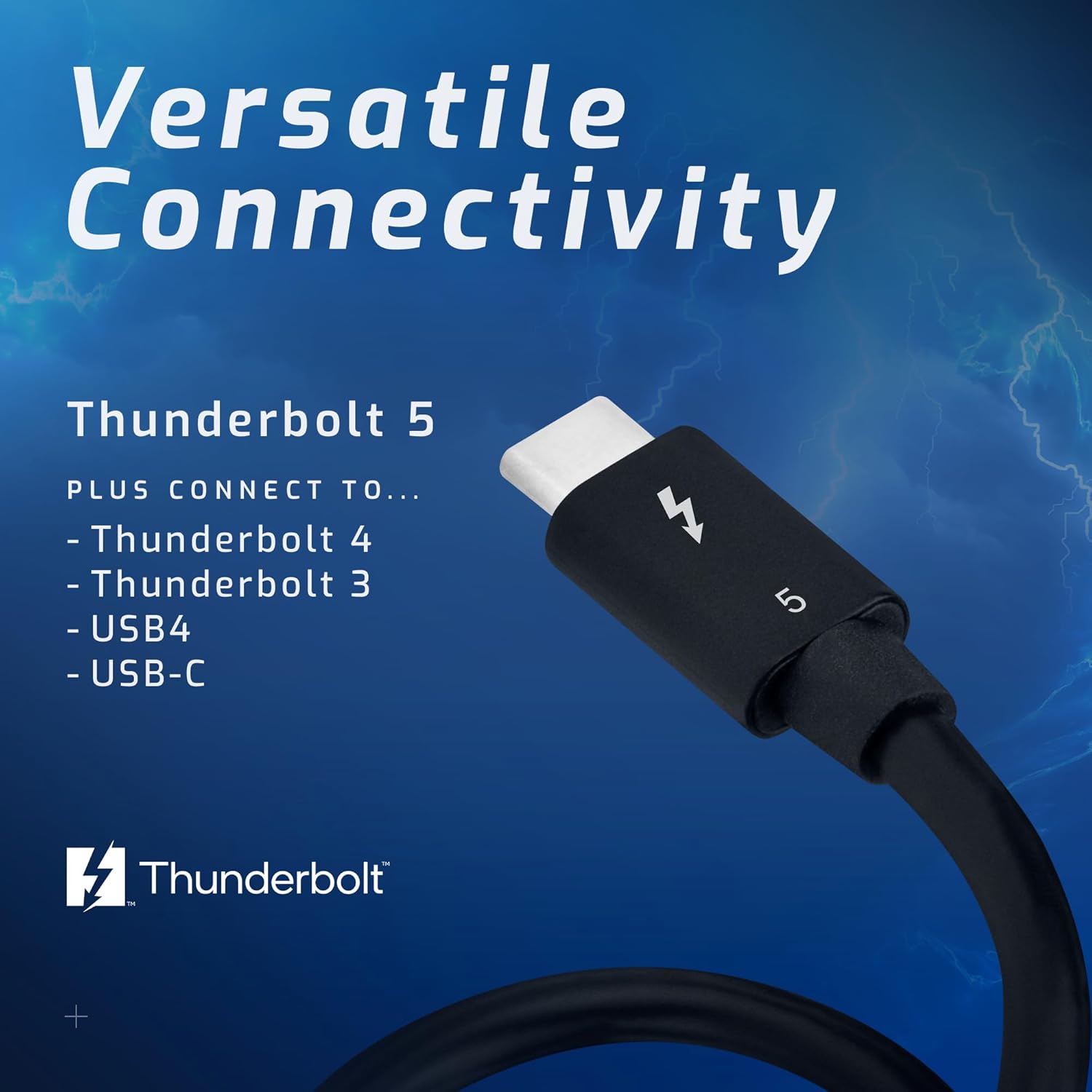 OWC Thunderbolt 5 / USB-C Cable – High-Speed Data & 240W Charging
