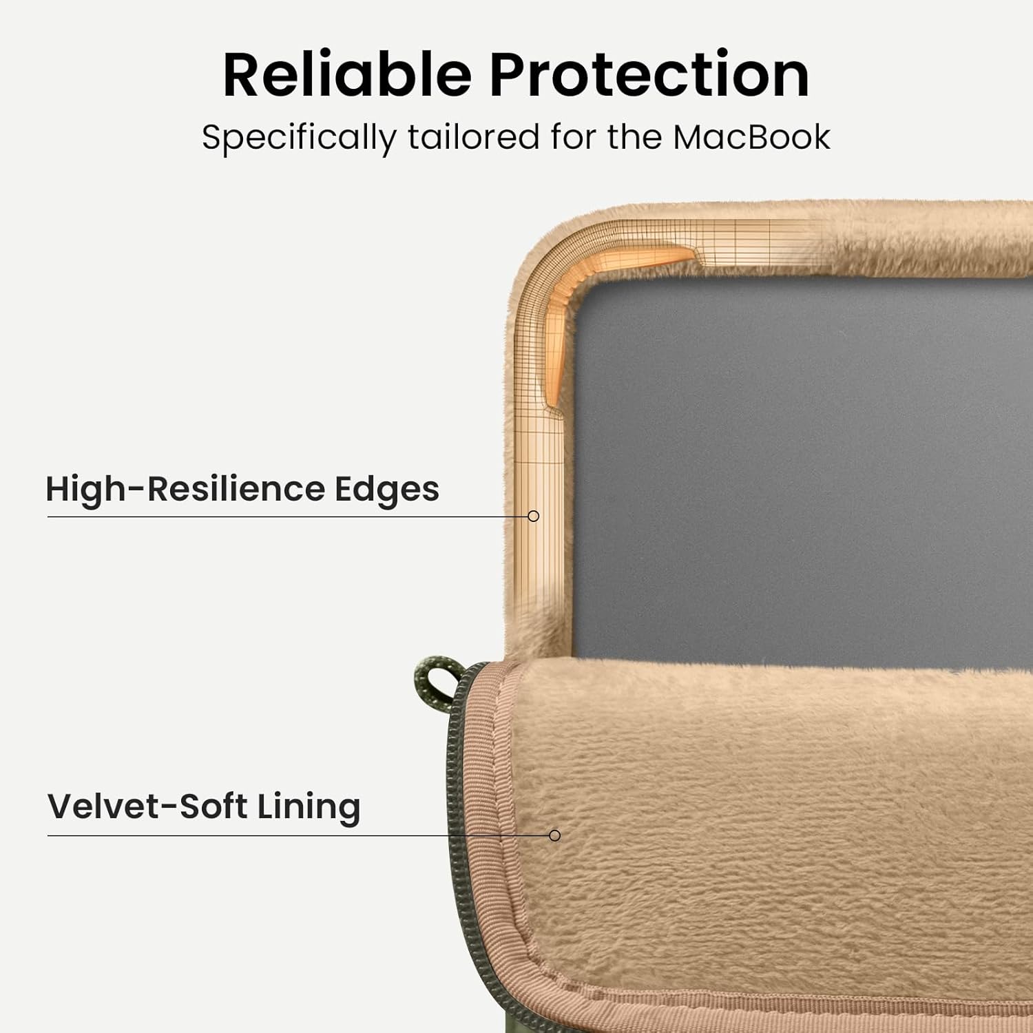 360 Protective Puffy Laptop Sleeve for 13-inch MacBook Air & MacBook Neo Apple
