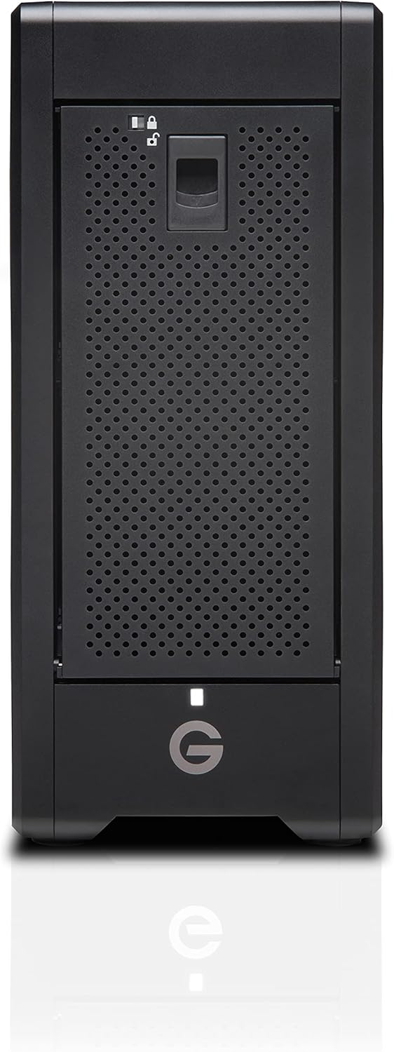 SanDisk Professional 48TB G-RAID Shuttle 8 - Transportable Enterprise-Class 8-Bay External Hard Drive, Thunderbolt 3 and USB-C, Hardware RAID, Up to 1900MB/s Read - SDPH48H-048T-NBAAB